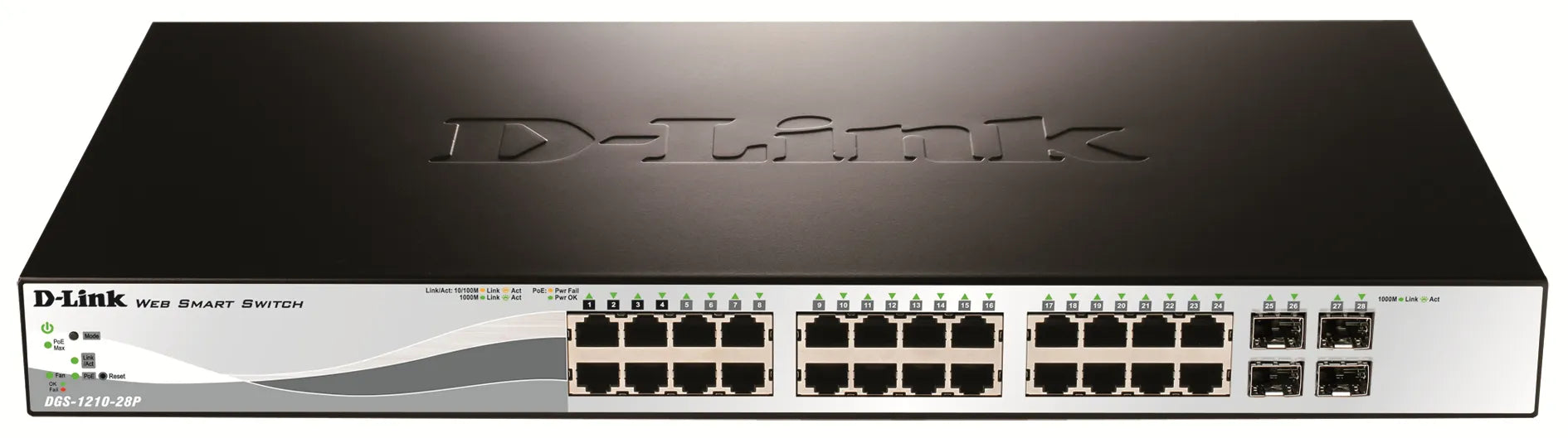 Image 3 for D-Link 28-Port Gigabit Smart Managed PoE Switch
