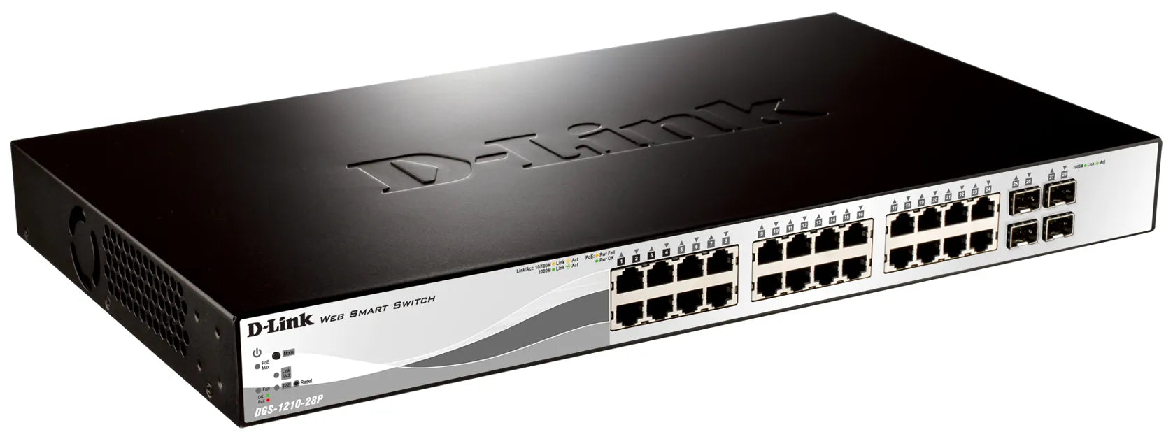 Image 2 for D-Link 28-Port Gigabit Smart Managed PoE Switch