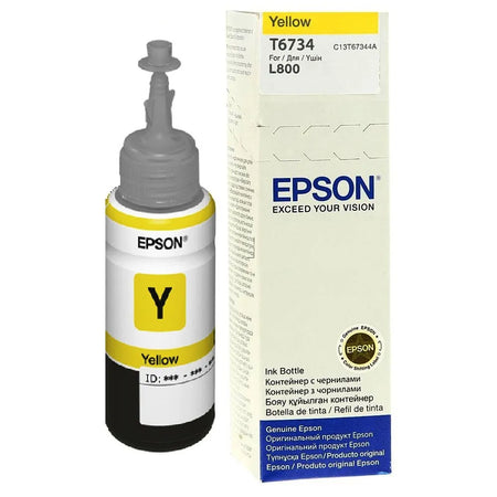 Image 1 for Epson T6734 Original Yellow Ink Bottle - 70ml