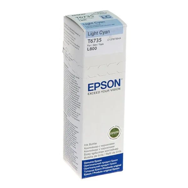 Image 1 for Epson T6735 Light Cyan Ink Bottle - 70ml Genuine