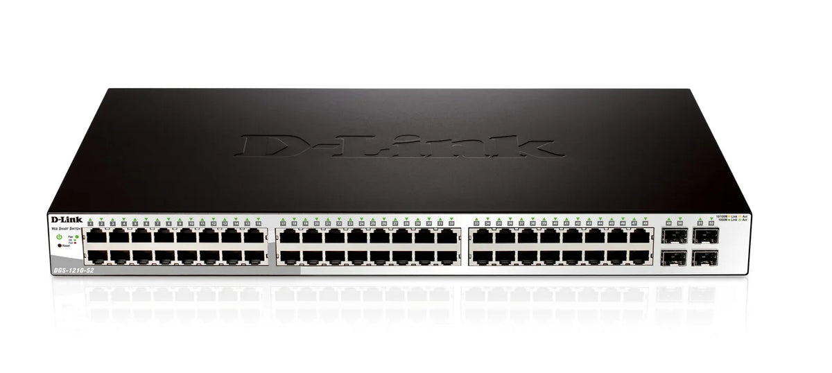 Image 2 for D-Link DGS-1210-52 48-Port Gigabit Smart Managed Switch with 4 Combo SFP Ports