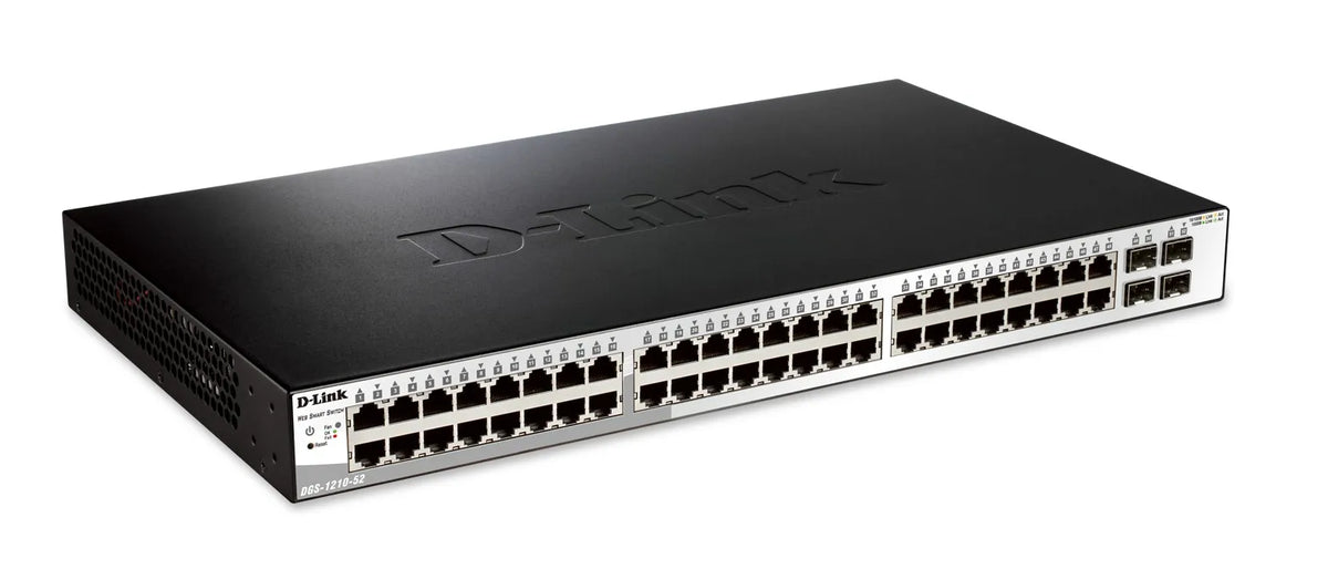 Image 4 for D-Link DGS-1210-52 48-Port Gigabit Smart Managed Switch with 4 Combo SFP Ports
