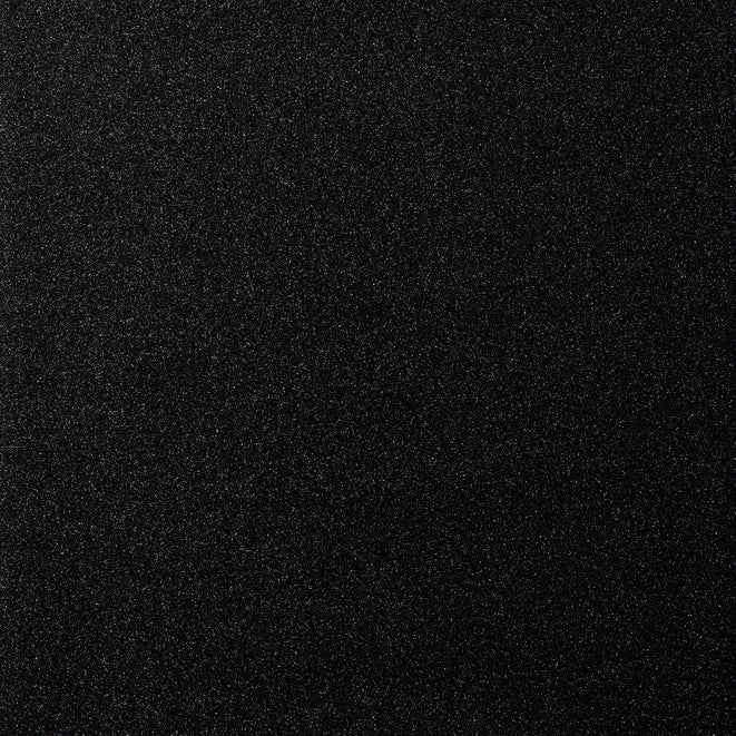 Image 2 for Cricut Glitter Iron-On Vinyl - Black (30x48cm)