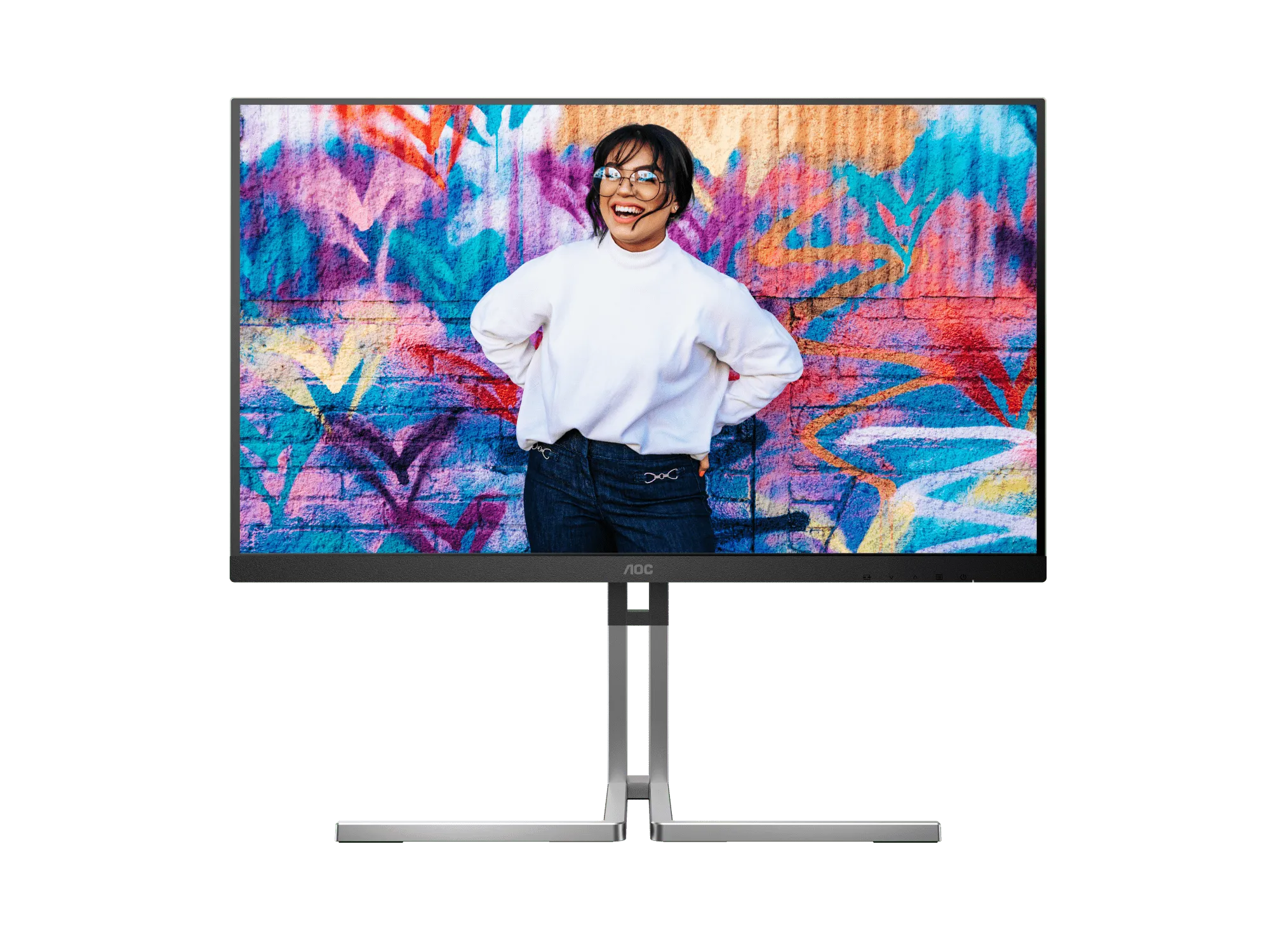 Image 2 for AOC U27U3XD 27-inch IPS Dual-Mode Monitor - UHD 4K 144Hz / FHD 288Hz, USB-C 90W PD, HDMI, DisplayPort, HDR400, Adaptive Sync, 3-Year Warranty