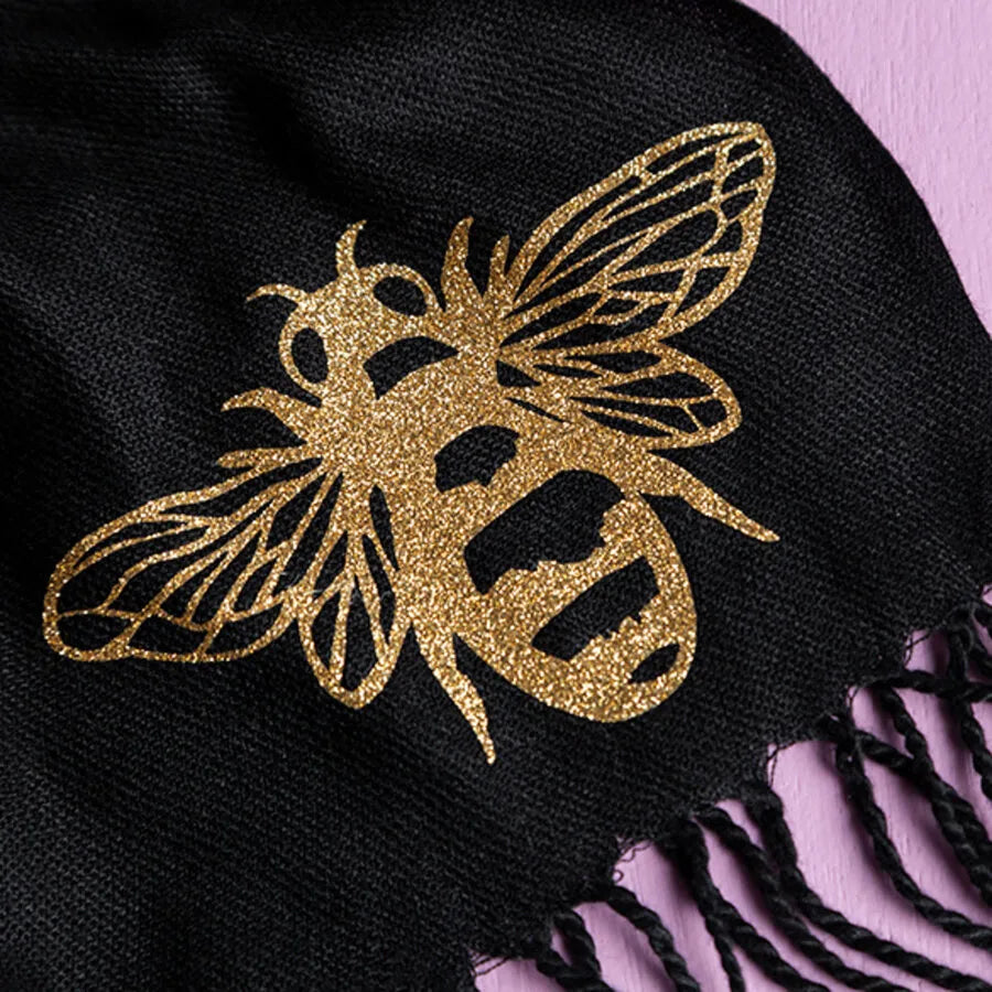 Image 1 for Cricut Glitter Iron-On Vinyl Gold