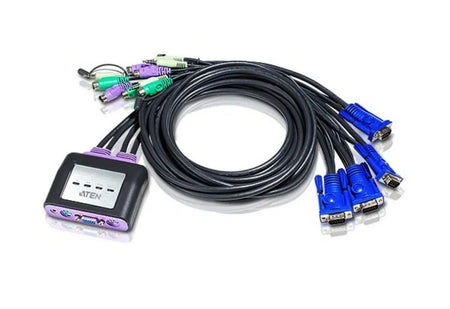 Image 3 for ATEN 4-Port PS/2 VGA Built-in KVM Switch with Audio