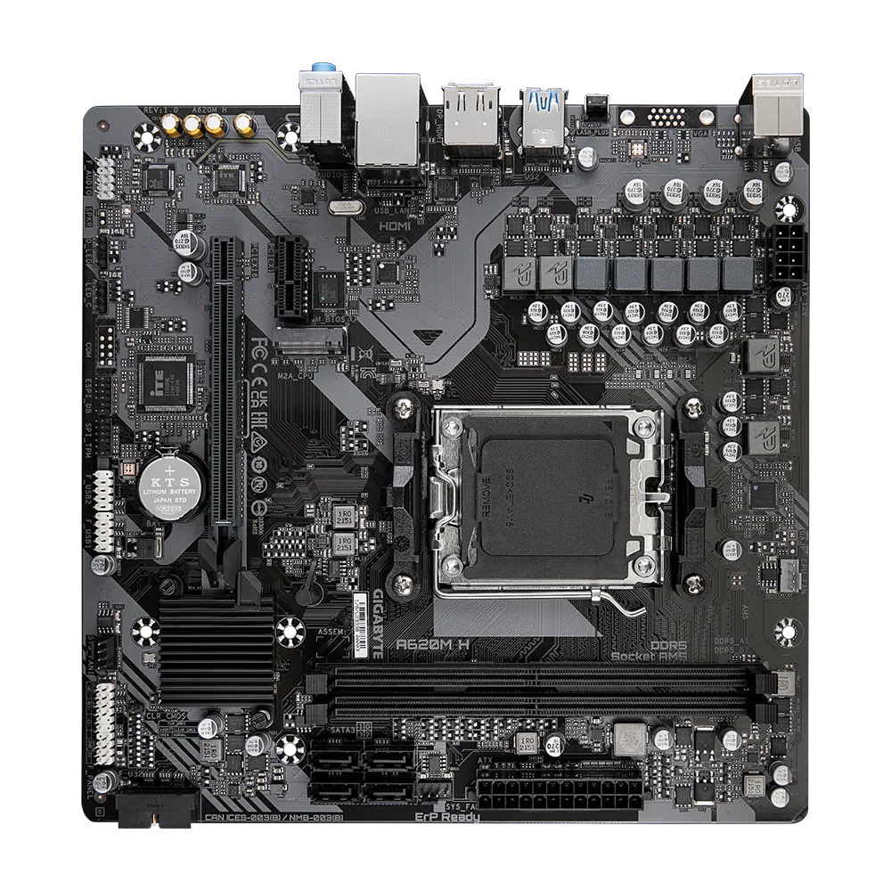 Image 3 for GIGABYTE A620M-H Motherboard for AMD AM5