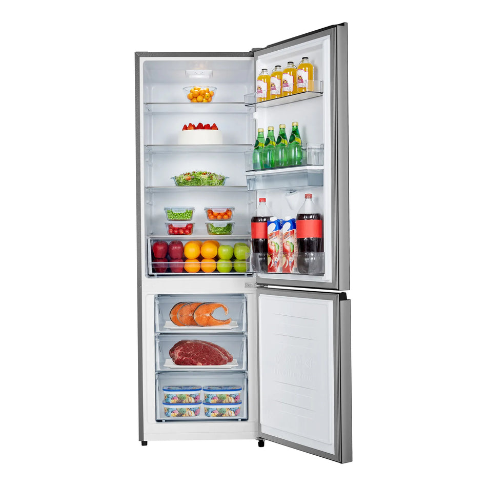 Image 1 for Hisense 347L Titanium Silver Combi Fridge with Water Dispenser - H450BIT-WD