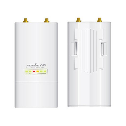 Image 1 for Ubiquiti Rocket 5AC Lite, Atheros MIPS 74Kc 720 MHz, 128 MB DDR2 SDRAM, 16 MB NOR FLASH, 1x 10/100/1000 Mbps, 2x RP-SMA (Waterproof ), Passive PoE, 24V, 0.5A Gigabit PoE Adapter included