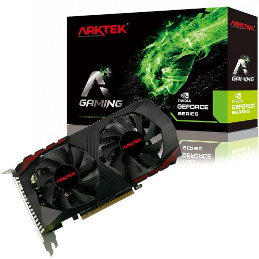 Image 1 for ARKTEK NVIDIA GTX 1050Ti 4GB, 128bit, 1xDVI,1xHDMI,1x DP, Retail