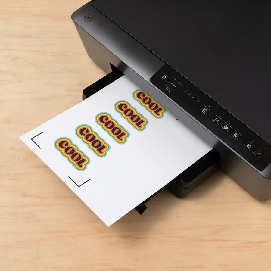 Image 2 for Cricut Printable Vinyl - White 21x29.7cm, 12 Sheets