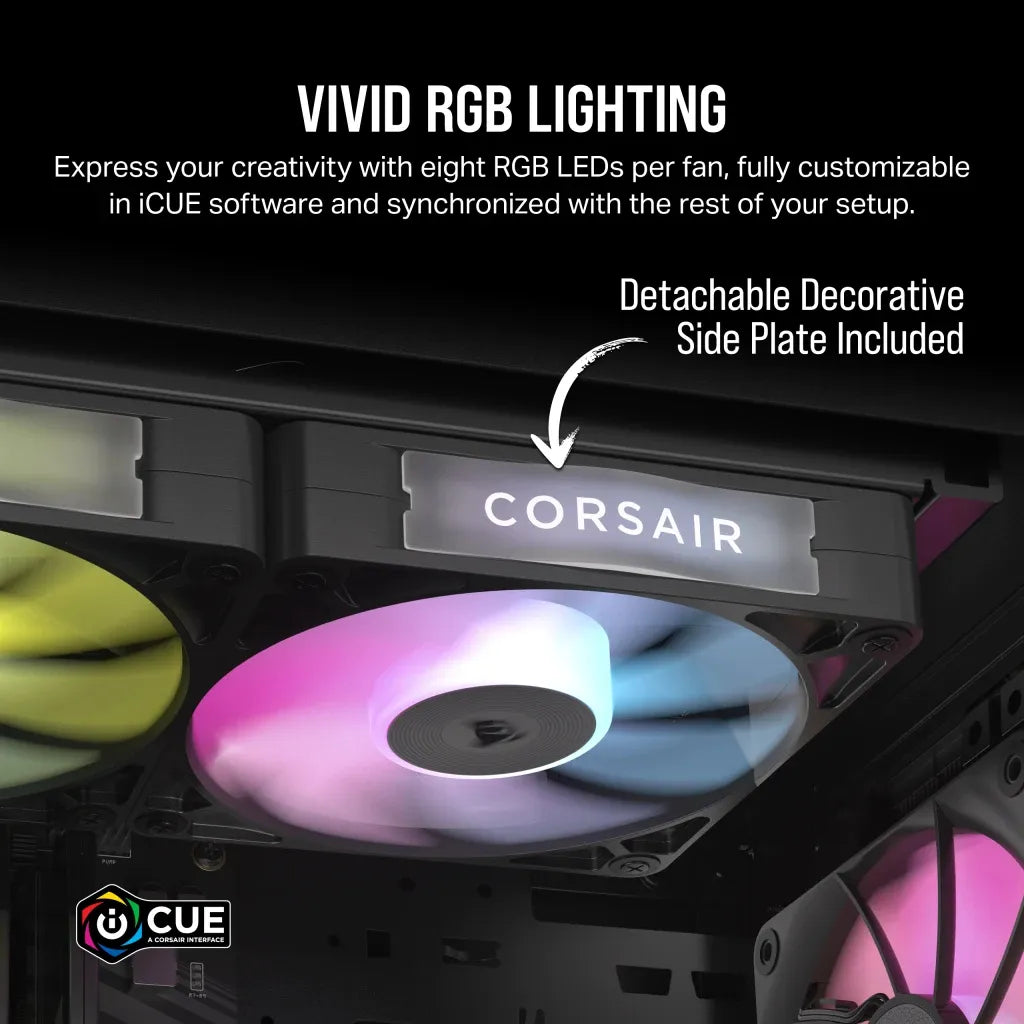 Image 1 for Corsair iCUE LINK RX120 RGB 120mm Fan Triple Pack