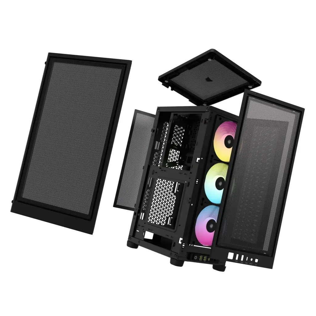 Image 8 for Corsair iCUE 2000D RGB Airflow Mini-ITX PC Case - Black