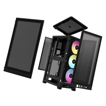 Image 7 for Corsair iCUE 2000D RGB Airflow Mini-ITX PC Case - Black