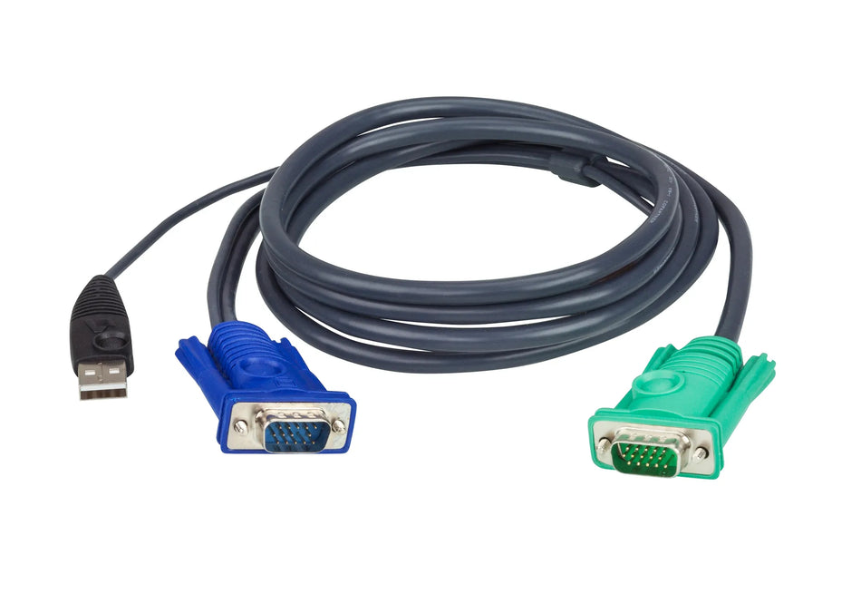 Image 2 for ATEN 3M USB KVM Cable with 3-in-1 SPHD Connector