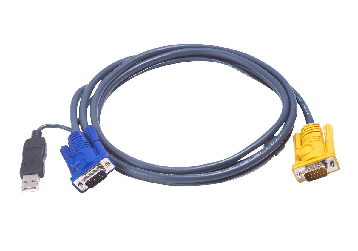 Image 2 for ATEN 5m USB KVM Cable with 3-in-1 SPHD Converter