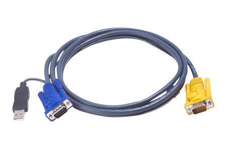 Image 2 for ATEN 5m USB KVM Cable with 3-in-1 SPHD Converter