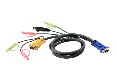 Image 1 for ATEN 2L-5303U USB KVM Cable with Audio