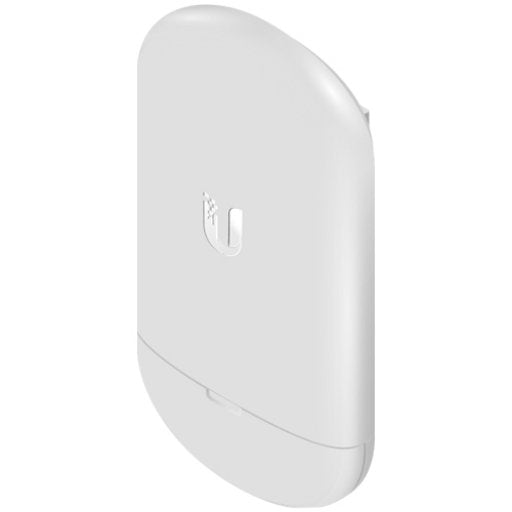 Image 1 for Ubiquiti airMAX NanoStation 5AC Loco, Compact, UISP-ready WiFi radio sporting a classic NanoStation design and an updated airMAX AC chipset, 5 GHz, 10+ km link range, 450+ Mbps throughput, PoE adapter not included, Pole mounting kit (Included)