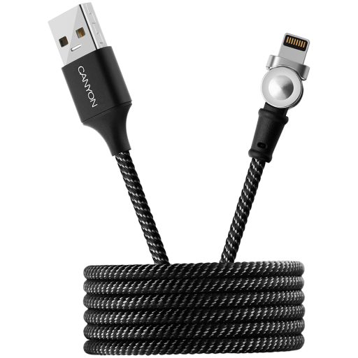 Image 1 for CANYON cable CFI-8 A-L Magnetic 10W 1m Black