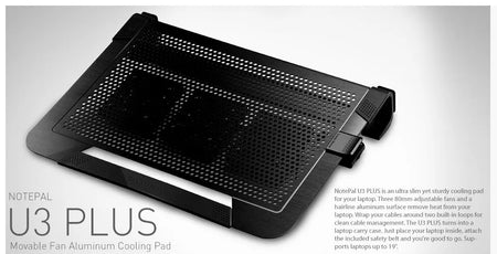 Image 8 for Cooler Master NotePal U3 Plus Laptop Cooling Pad