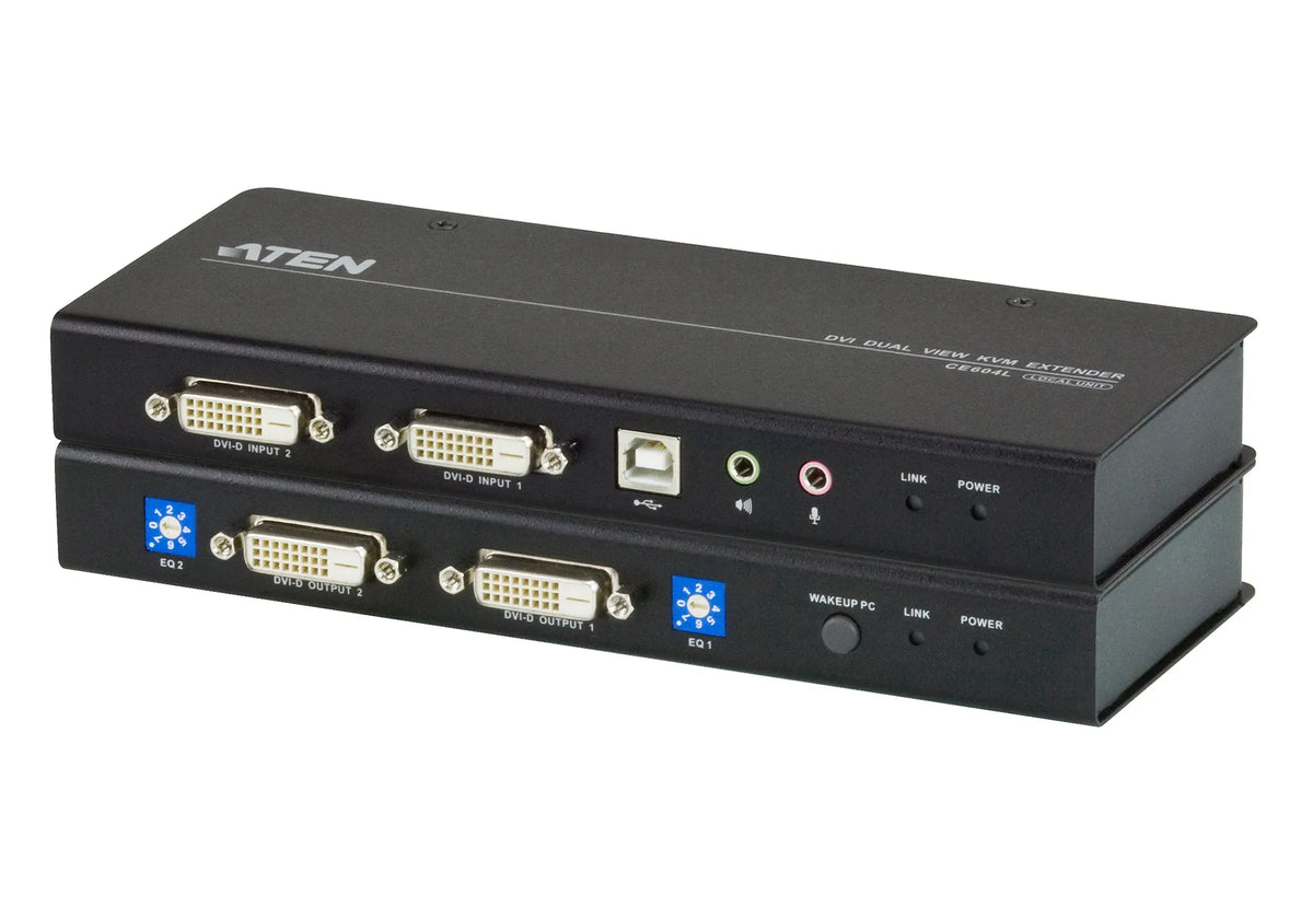 Image 1 for ATEN USB DVI Dual View KVM Extender