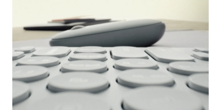 Image 1 for Logitech Pebble Keys 2 K380s Wireless Keyboard - Tonal Graphite