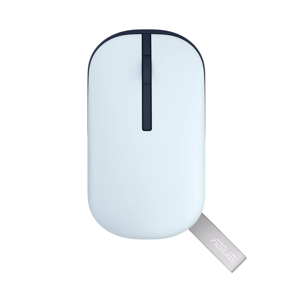 Image 2 for ASUS MouseMarshmallow Mouse MD100Quiet Blue800 to 1600 DPIDual-mode wireless: RF 2.4 GHz (dongle)Bluetooth