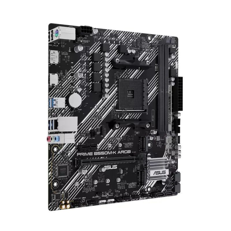 Image 3 for ASUS Prime B550M-K ARGB AM4 Motherboard