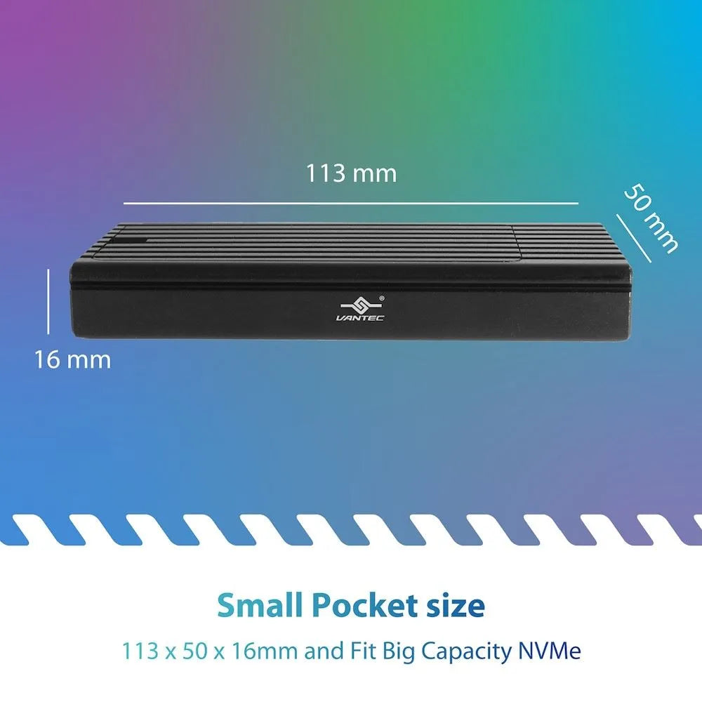Image 1 for Vantec NexStar SX M.2 NVMe SSD Enclosure
