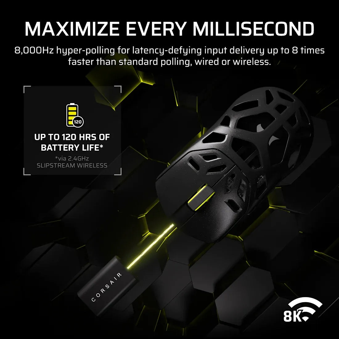 Image 1 for SABRE v2 PRO WIRELESS MAGNESIUM ALLOY Gaming Mouse – Black