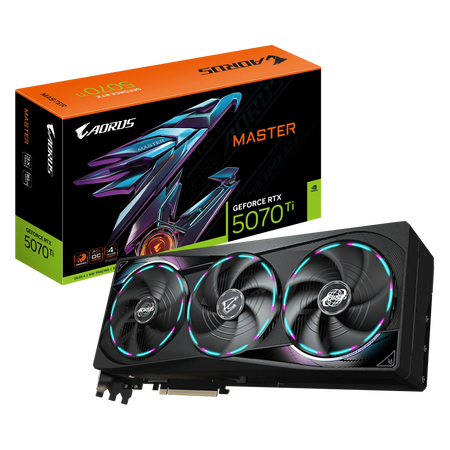 Image 1 for GIGABYTE AORUS GeForce RTX 5070 Ti Master 16GB GDDR7