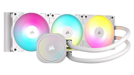 Image 2 for Corsair Nautilus 360 ARGB Liquid CPU Cooler - White