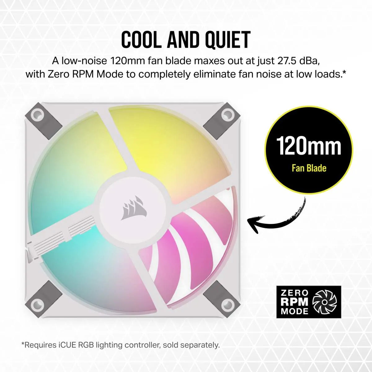Image 6 for Corsair iCUE AF120 RGB SLIM 120mm PWM Fan