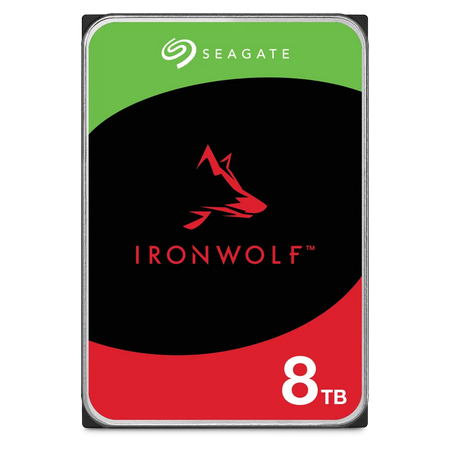 Image 1 for Seagate IronWolf ST8000VN002 8TB 3.5" NAS Hard Drive - 7200 RPM, SATA 6Gb/s