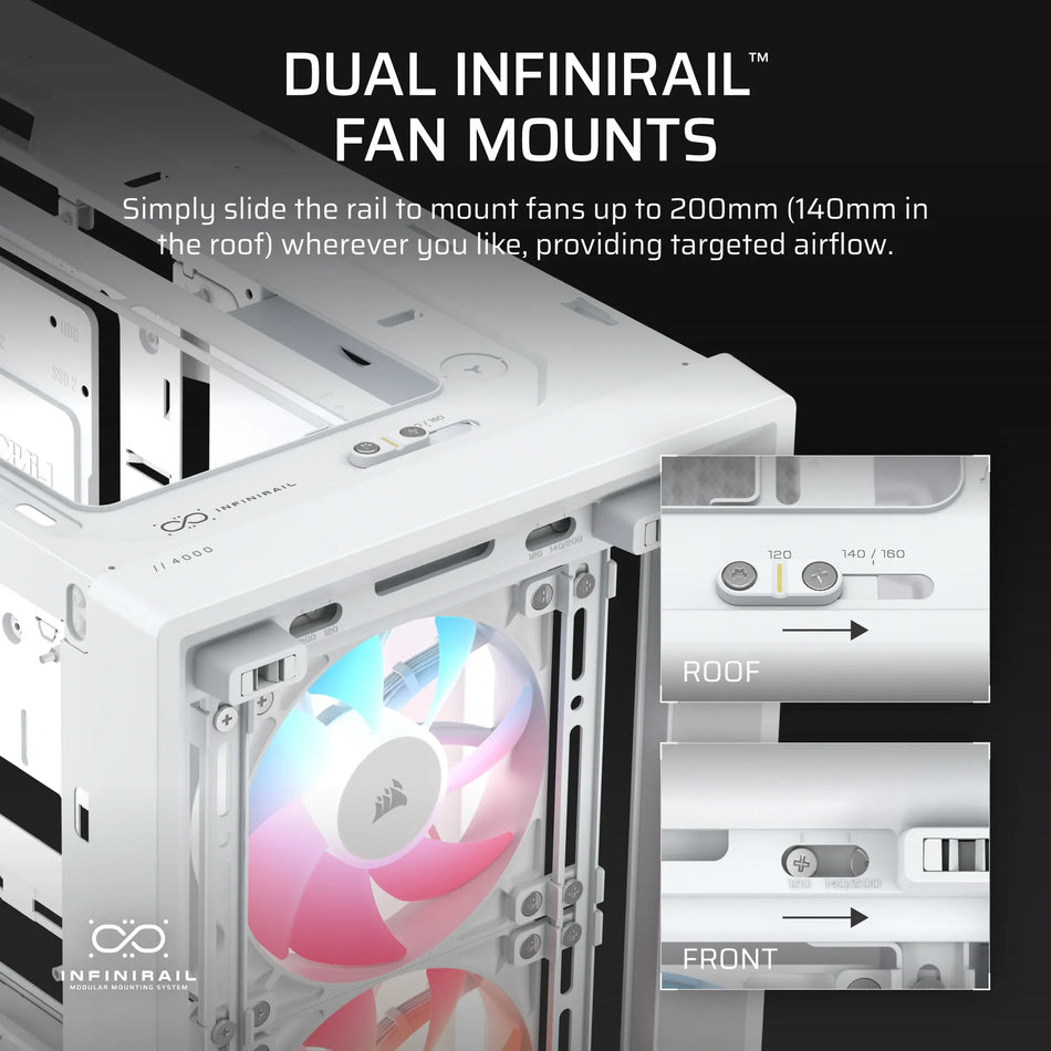 Image 2 for FRAME 4000D LCD RS ARGB Premium Mid-Tower PC Case