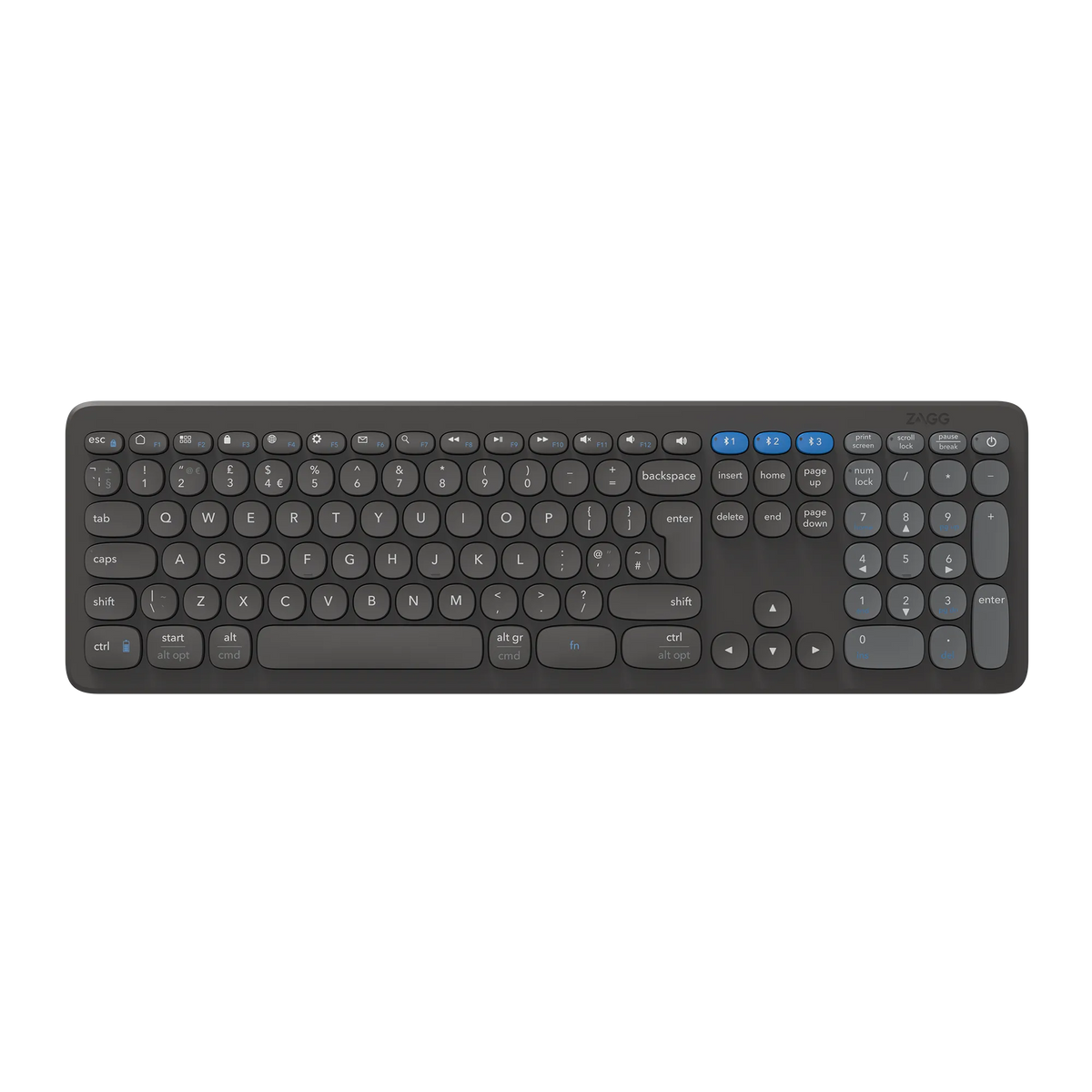 Image 2 for ZAGG Pro Keyboard 17 Full Size-Charcoal-UK