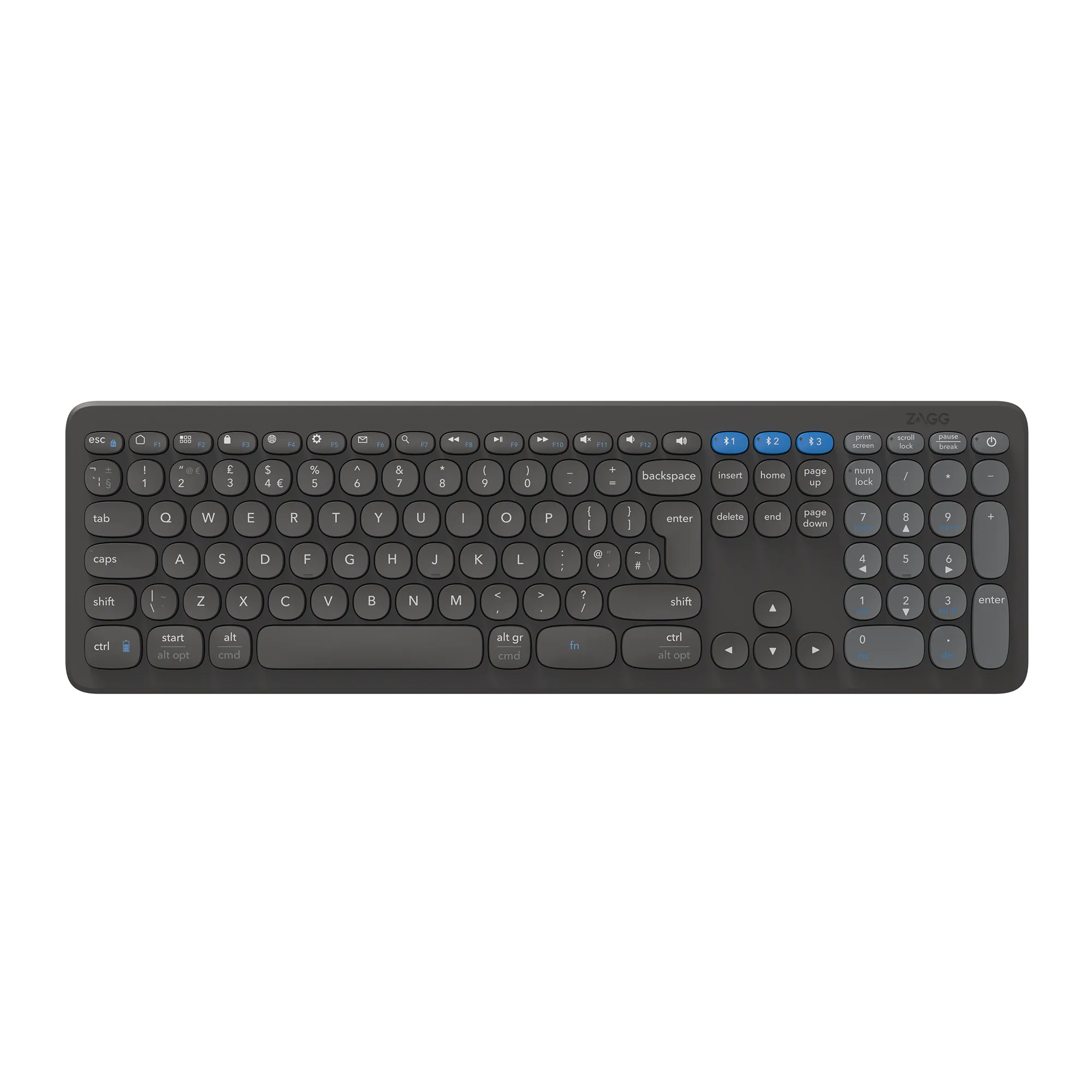 Image 2 for ZAGG Pro Keyboard 17 Full Size-Charcoal-UK