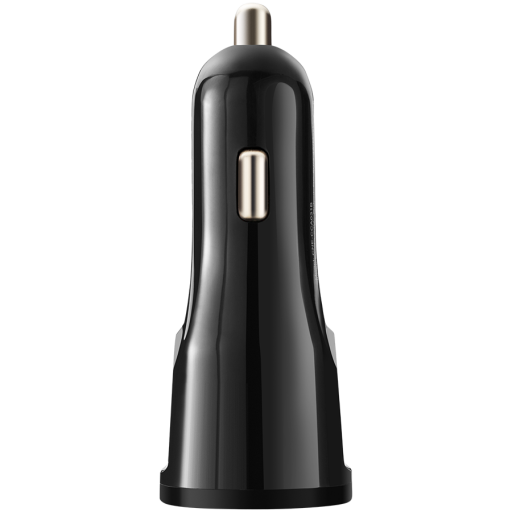 Image 1 for CANYON car charger C-033 2.4A/USB-A built-in Lightning Black