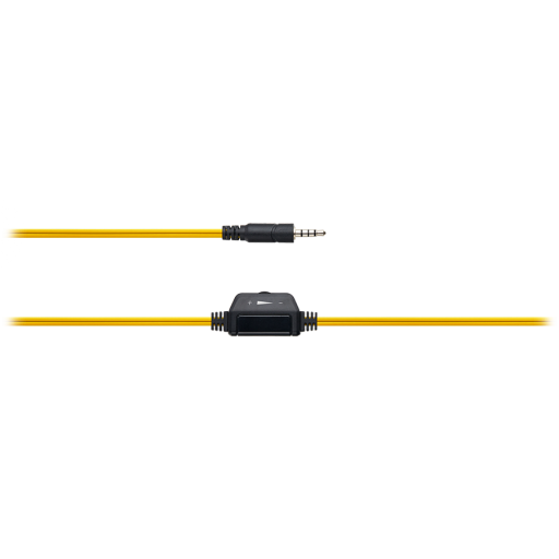 Image 1 for CANYON PC headset HSC-1 PC Mic Flat 2m Black Yellow