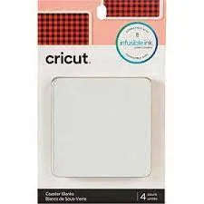 Image 1 for Cricut Infusible Ink Aluminium Coasters 4-Pack White Square