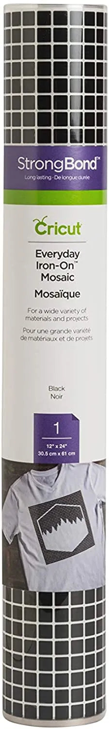 Image 1 for Cricut Everyday Iron-On Mosaic Black 30x60cm