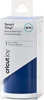 Image 1 for Cricut Joy Smart Vinyl - Vivid Blue, Removable, 13.9cm x 3m