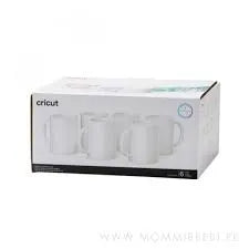 Image 2 for Cricut 440ml Ceramic Mug Blanks - Bulk Pack of 6, White