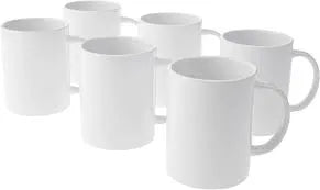 Image 1 for Cricut 440ml Ceramic Mug Blanks - Bulk Pack of 6, White