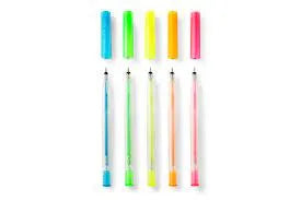 Image 1 for Cricut Glitter Gel Pens - 5 Pack, 0.8mm Neon