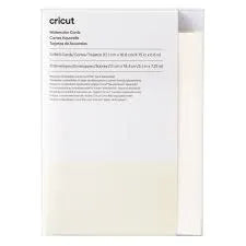 Image 1 for Cricut Watercolor Cards White 10pk