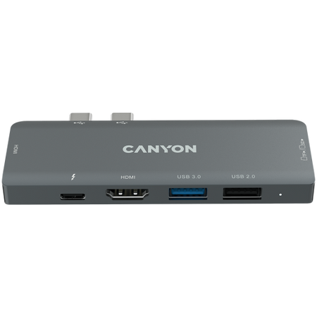 Image 1 for CANYON hub DS-5 7in1 Thunderbolt 3 Space Grey