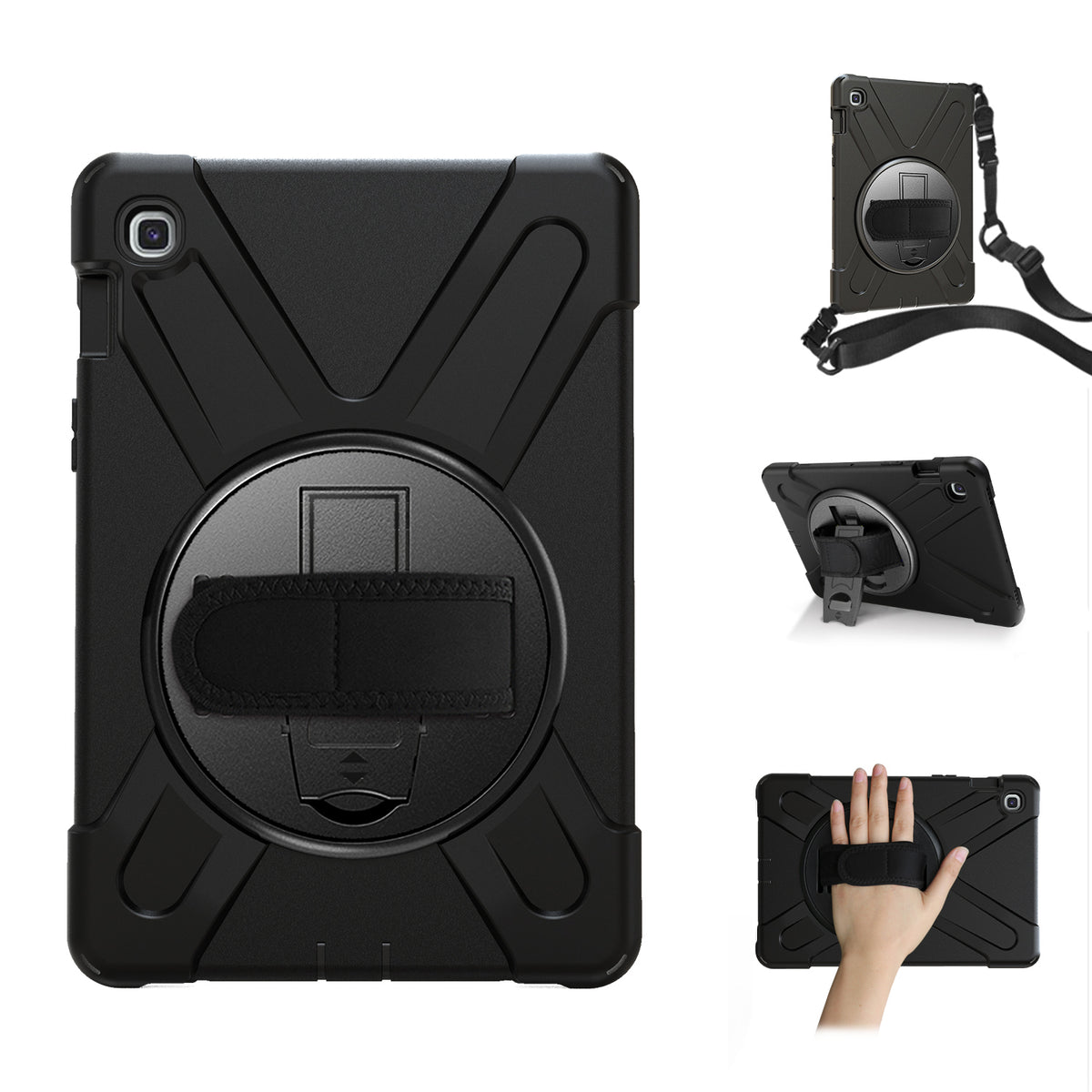Image 2 for Port Designs Pro Shock 360 Rugged Protective and Rotative Folio for Samsung Galaxy Tab A9+ - Black