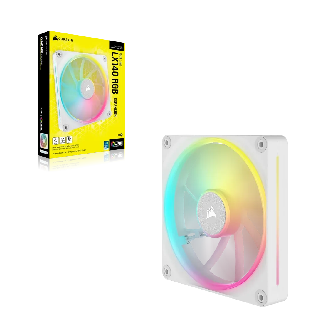 Image 1 for Corsair iCUE LINK LX140 RGB 140mm PWM Fan